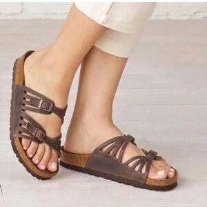 Birkenstock Women's Granada Soft Footbed Sandal Habana Oiled Sz 10